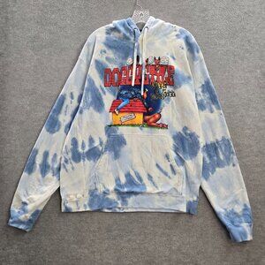 Snoop Dog x Shoe Palace Men Sweatshirts XL Blue Tie‎ Dye Hoodie Joe Cool Hip Hop